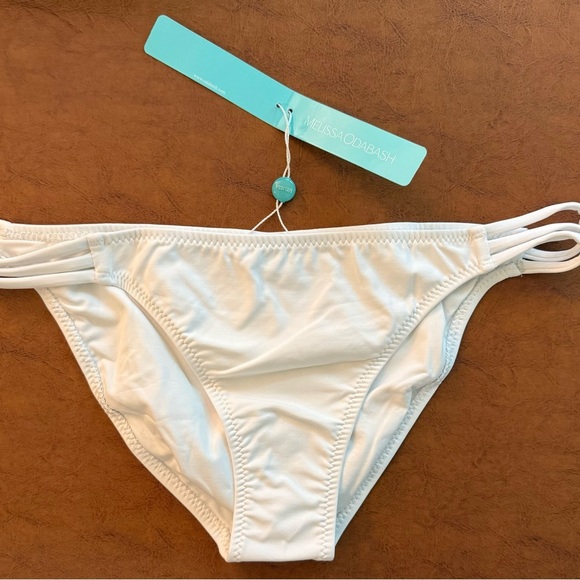Melissa Odabash Costa Rica Bikini Bottom White IT 46 / US Large NWT - Picture 3 of 5